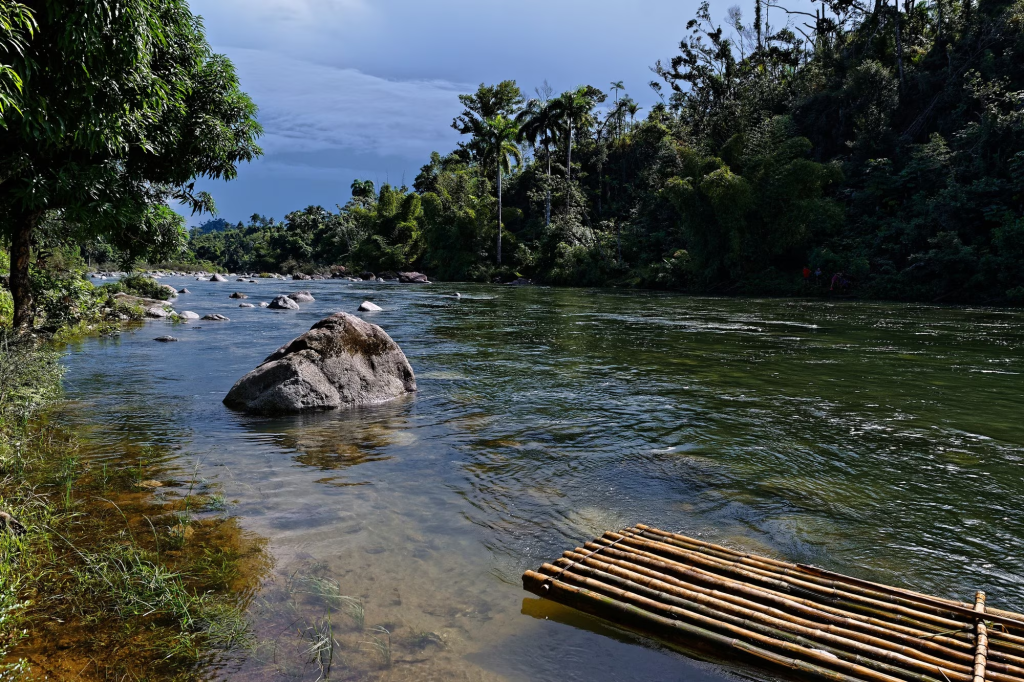 Landak River north Sumatra